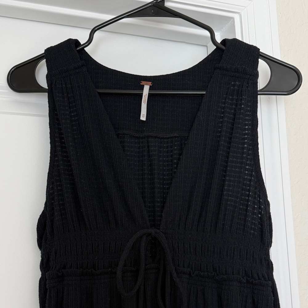Free People Black Tank Top